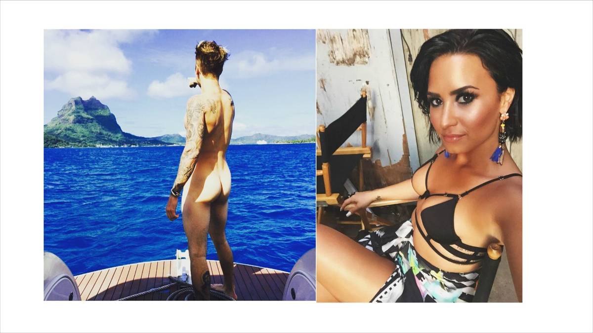 Waarom is naakte Bieber sexy op Instagram en een blote Demi Lovato een  slet?