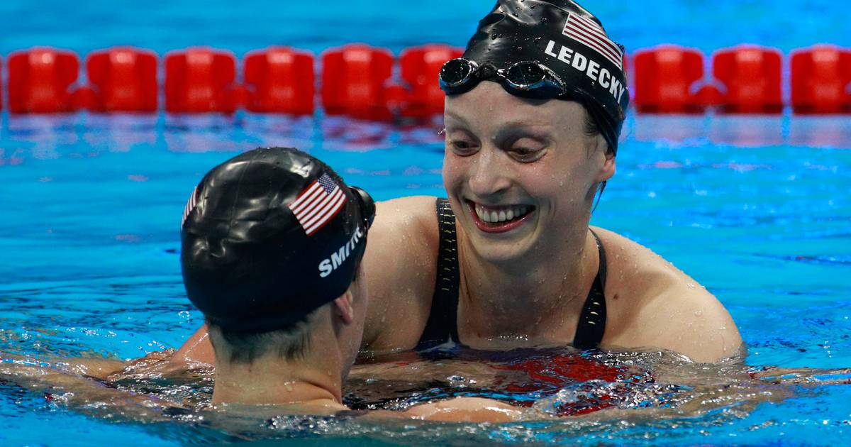 Goud en wereldrecord voor Katie Ledecky in 800m vrij ...