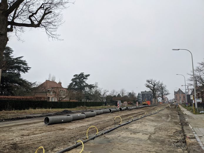 De werken op de N70 zijn voorlopig stilgelegd.