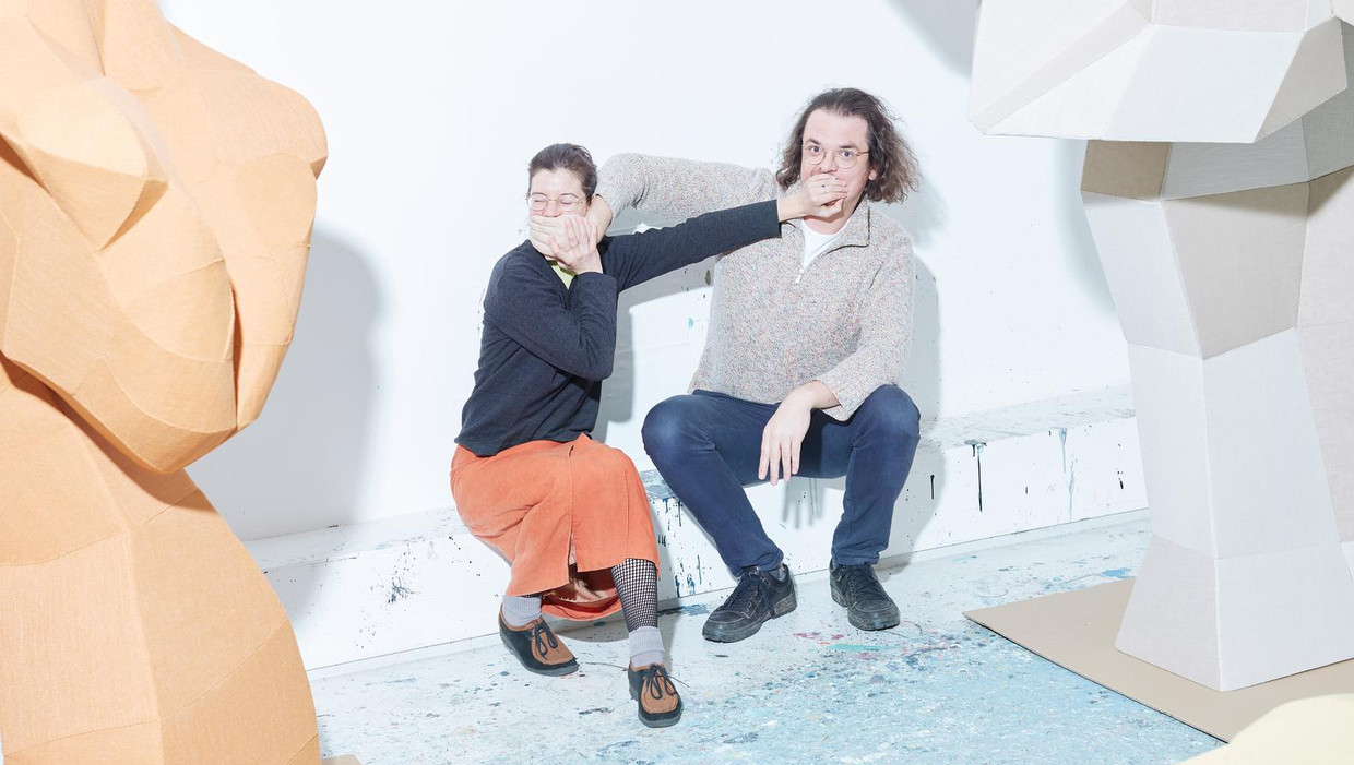 Kate Sinha en Stefan Ruitenbeek. Beeld Erik Smits