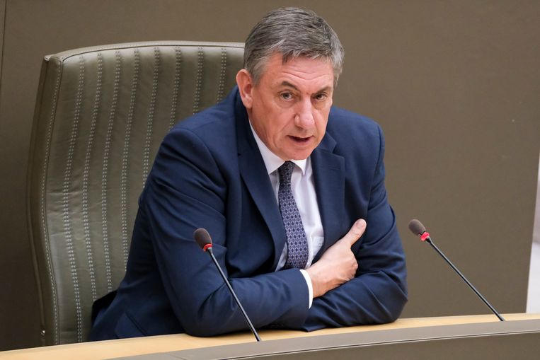 Vlaams minister-president Jan Jambon (N-VA). Beeld BELGA