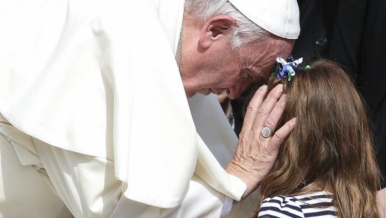 Paus Franciscus schreef een 'hol en betekenisloos' document, aldus Tom De Cock. Beeld RV