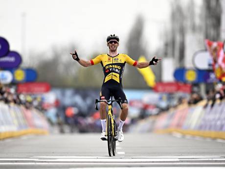 Opnieuw feest bij Jumbo-Visma: Christophe Laporte pakt óók zege in Dwars door Vlaanderen