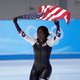 Erin Jackson schaatst zich de geschiedenisboeken in als eerste Afro-Amerikaanse winnares van schaatsgoud