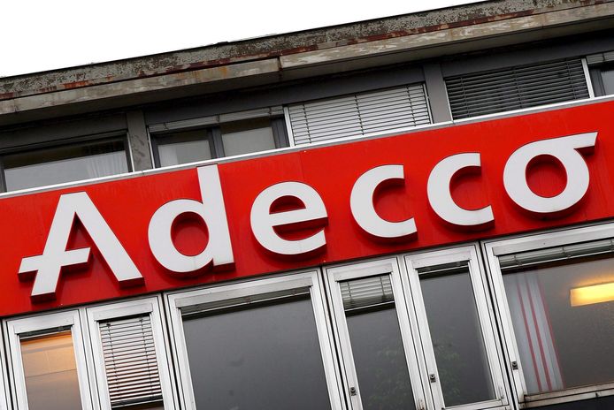 Het logo van Adecco
