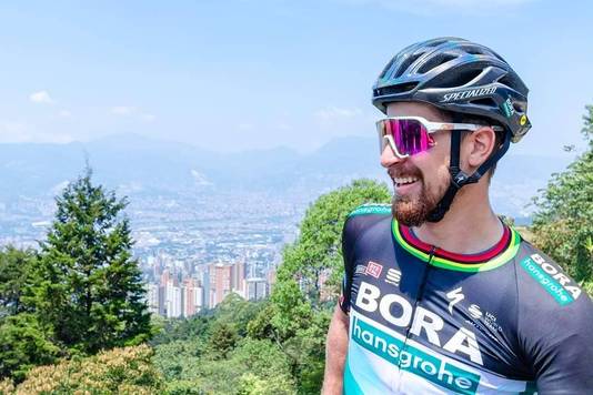 Peters Sagan op hoogtestage in Colombia.