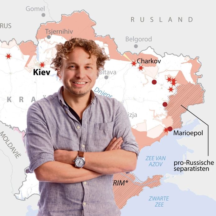 Eerst amper weten waar Kiev ligt, en nu de hele kaart van Oekraïne kunnen uittekenen: een oorlog zorgt wrang genoeg voor topografische kennis, constateert columnist Niels Herijgens.