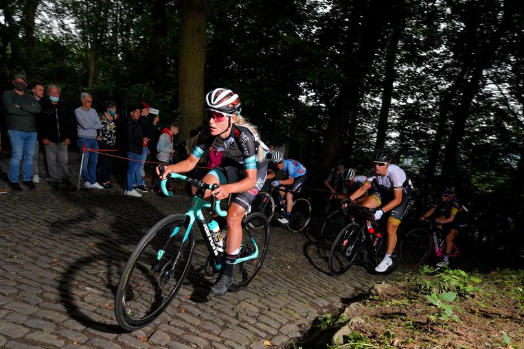 Zigart in actie voor Team BikeExchange. Beeld Getty Images