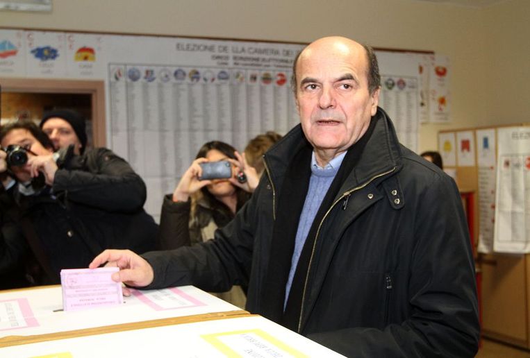 Pier Luigi Bersani Beeld AFP