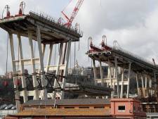 Eerste deel ingestorte brug Genua ontmanteld, hele klus gaat minstens vijf maanden duren
