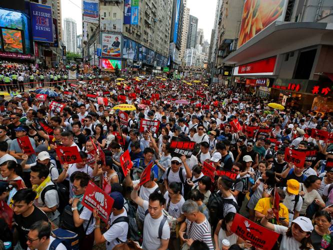 Zeven manifestanten die Hongkong wilden ontvluchten veroordeeld tot 10 maanden cel