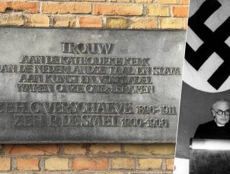 Plakkaat voor collaborerende priester Cyriel Verschaeve verdeelt Tielt: “Die plaat een symbool van nazisme noemen? Dat is een brug te ver”