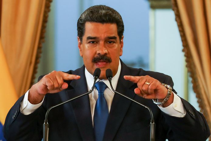 De Venezolaanse leider Nicolas Maduro.