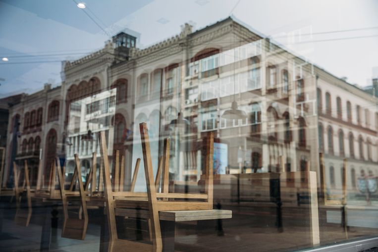 Belgrado is ondanks het vaccinatiesucces nog wel in lockdown. Beeld Marlena Waldthausen