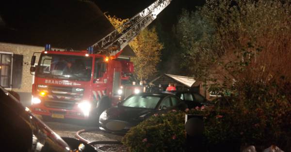Grote brand in schuur aan Bovenberg in Bergambacht.