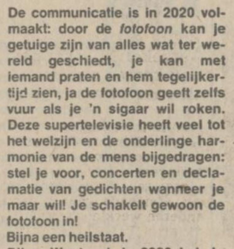 (Gerrit Komrij in 1978 over Maurits Wagenvoorts’ toekomstbeeld uit 1923) Beeld 