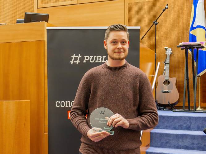 Arne (24) uit Schoten verkozen tot beste jonge Nederlandstalige redenaar van ons land 