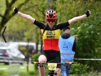 Shanyl De Schoesitter wint meteen eerste koers op de mountainbike: “Ik houd alle pistes open, behalve de piste”