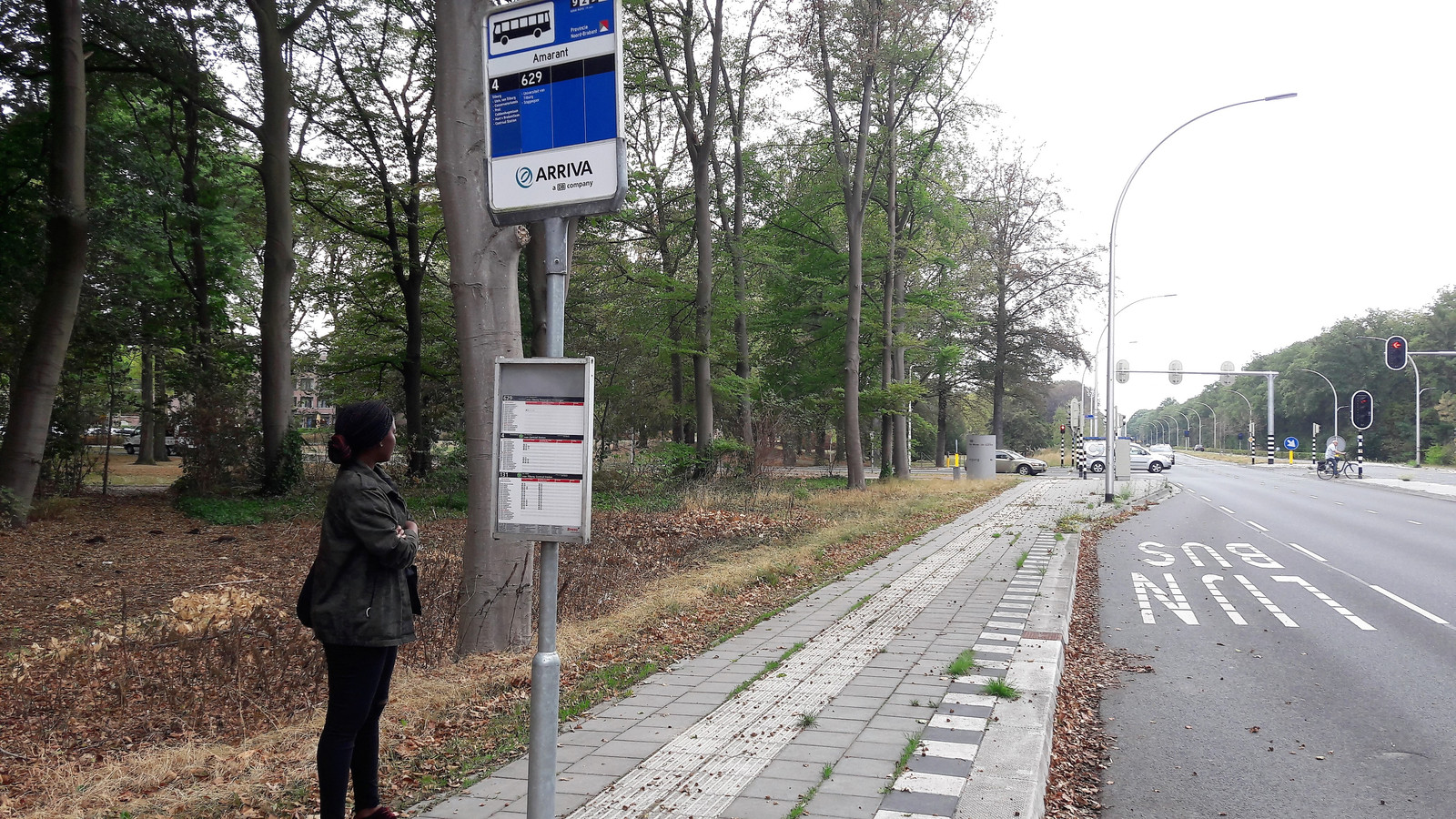Een uur in de regen op