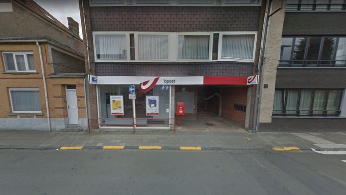 Het Bpost-kantoor in de Stadionstraat in Stekene.