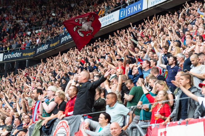 Supporters van FC Twente.