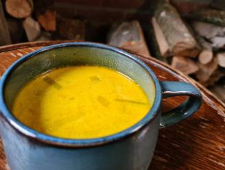 Koken met Marie: Preisoep met zoete aardappel en kerrie
