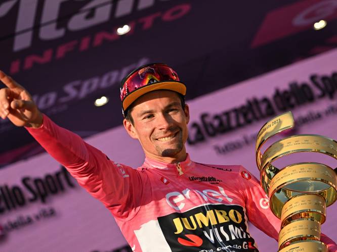 Primoz Roglic blinkt in het roze en stelt Giro-eindzege veilig, Mark Cavendish wint - met dank aan Geraint Thomas - slotrit in Rome