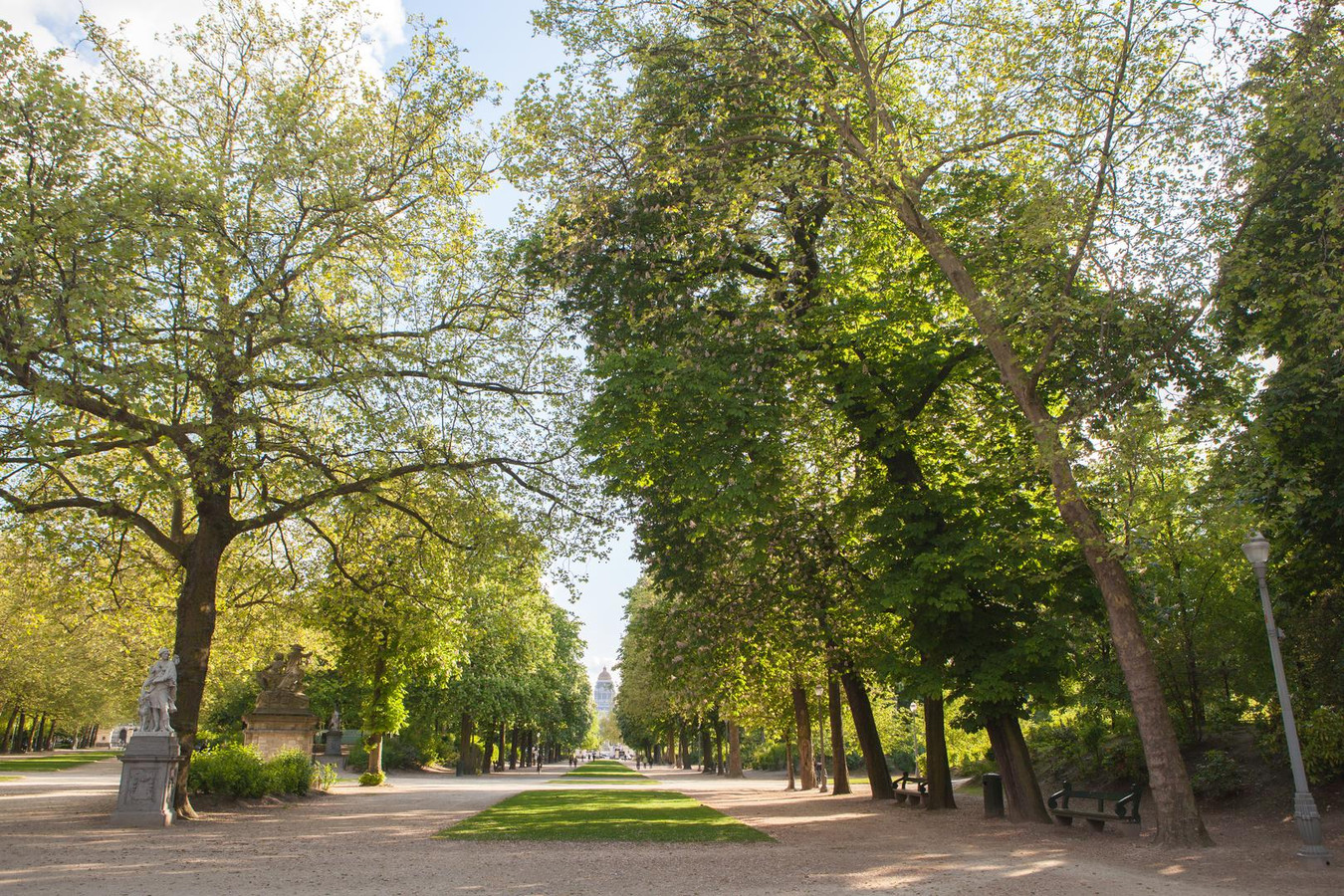 Le parc de Bruxelles (illustration).