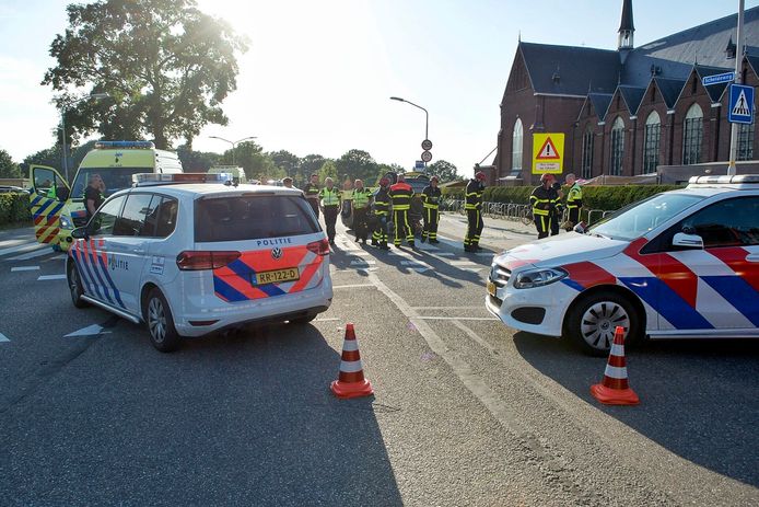 Ernstig ongerval op Scheldeweg in Hoogerheide.
