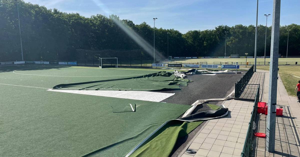 Vandalen verwoesten veld hockeyclub, tienduizenden euro's schade: 'Dit is niet zomaar een vernieling