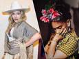 Publication du compte Instagram de Madonna où la star pose avec les vêtements qui auraient appartenu à Frida Kahlo.