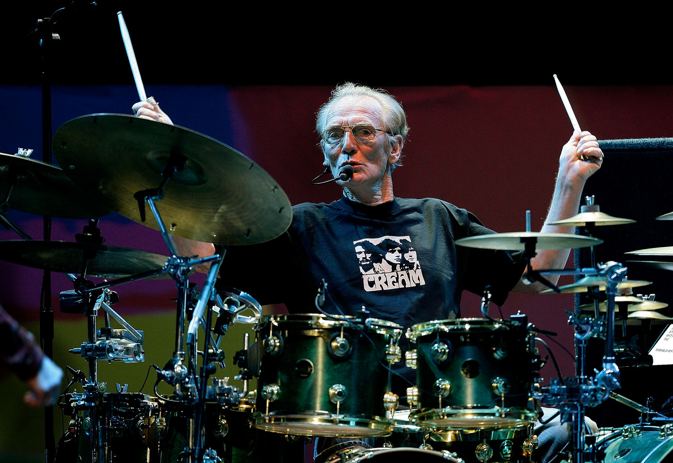 Creamdrummer Ginger Baker overleden Foto AD.nl