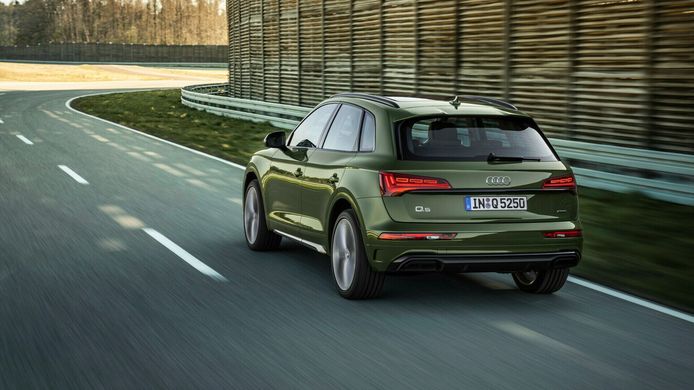 De vernieuwde Audi Q5, mét oled-achterlichten.