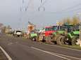 Tientallen boeren protesteren langs de A2 richting Utrecht