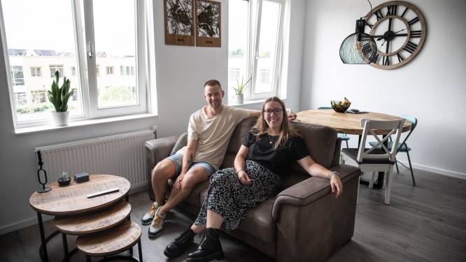 Jonge starters Nick en Ilse kregen voorrang in dit wooncomplex: ‘Ik mis het wel om elke dag m'n pa te spreken’