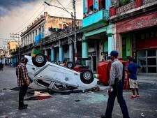 Duizenden Cubanen de straat op: ‘We hebben geen eten, we hebben niks’