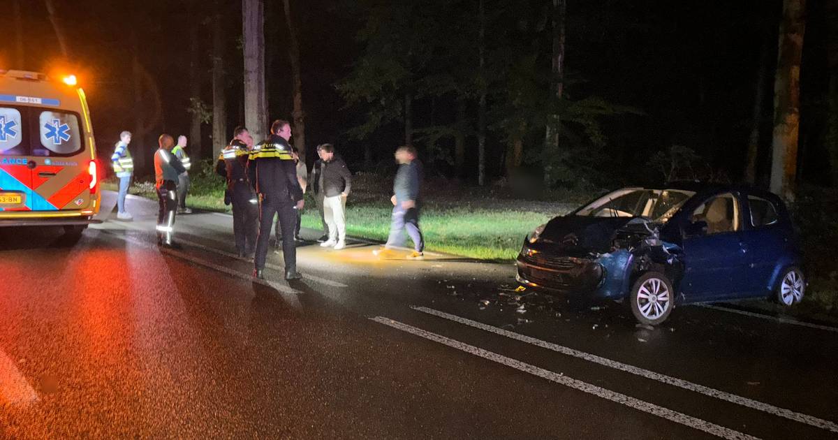 Auto’s botsen op elkaar bij Warnsveld, bestuurder door politie meegenomen