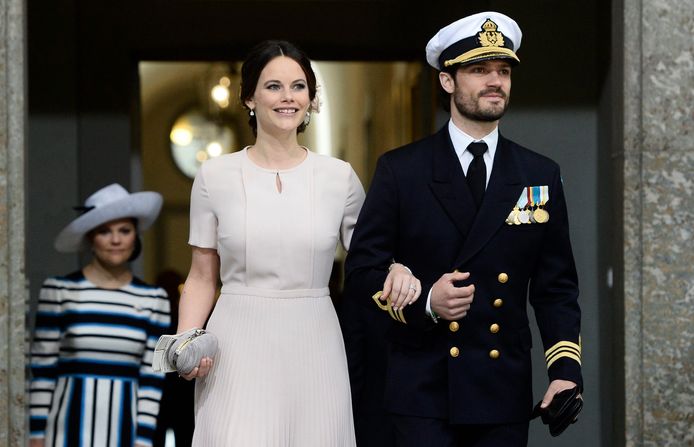 De Zweedse prinses Sofia en haar echtgenoot.