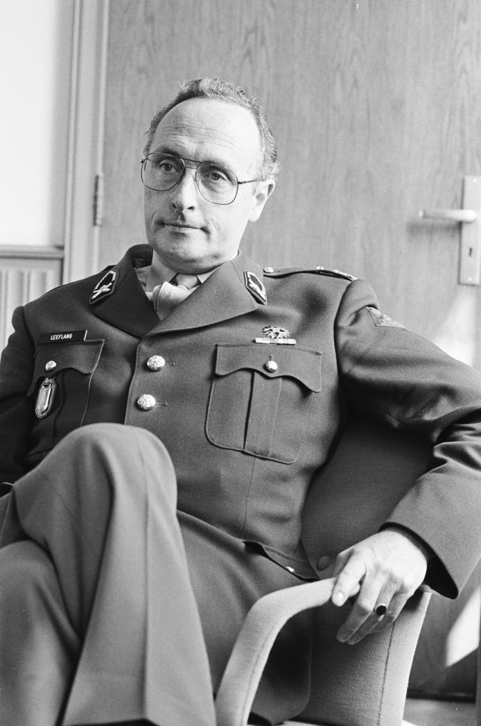 Gouverneur Hans Leeflang in 1985.