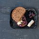 Om bij weg te smelten: tosti Italiaanse gorgonzola met druiven