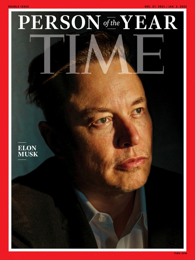 Le magazine Time nomme Elon Musk personnalité de l’année | Foto | 7sur7.be