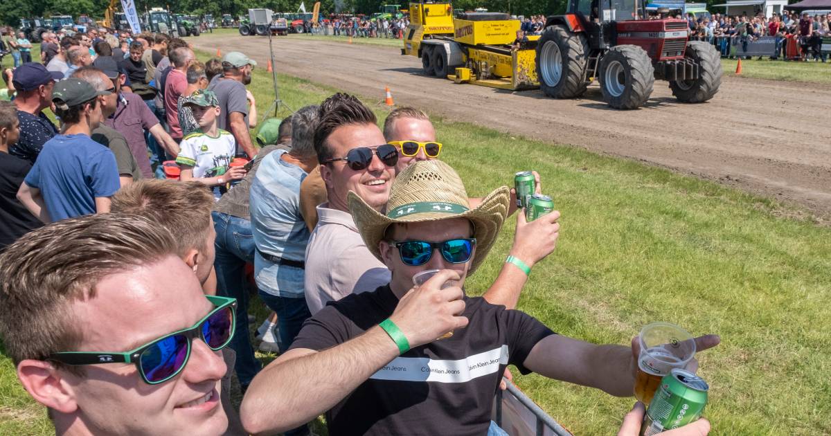 Boerenstrijd tijdens trekkertrek in Ritthem