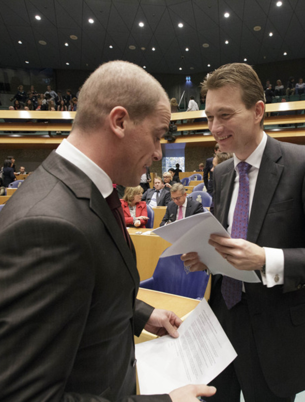 Zijn deze twee het nog met elkaar eens? Beeld ANP