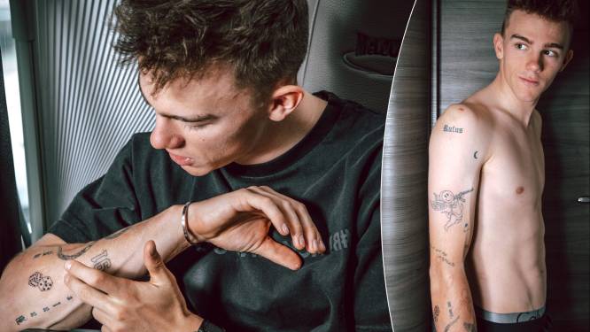 Exclusieve inkijk in het leven van wereldkampioen Thibau Nys, met zijn 16 tattoos als leidraad: “Als ik een nieuwe heb, kan onze pa er ‘effe’ niet mee lachen”