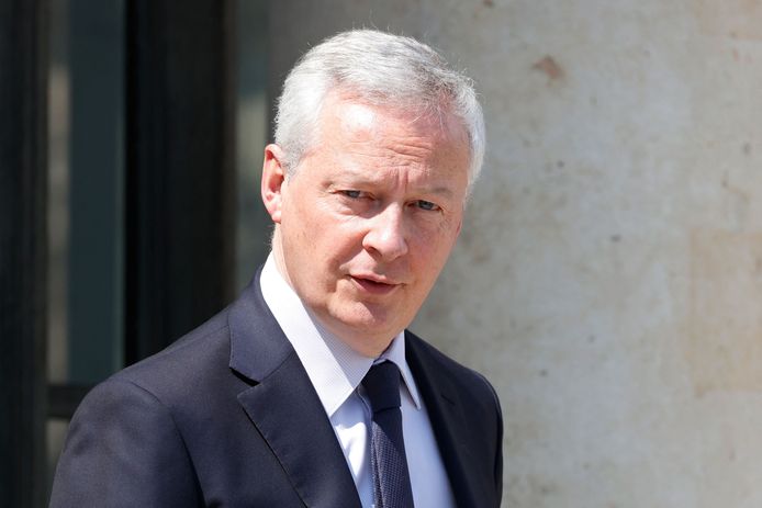 De Franse minister van Financiën Bruno le Maire.