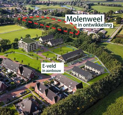 Forse uitbreiding voor Terheijden: 61 woningen in nieuwe wijk Molenweel aan Lageweg