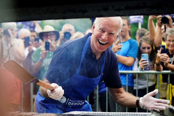 Biden zelf, hier op campagne in Iowa, noemt de zaak een geval van “ongelooflijk machtsmisbruik”.
