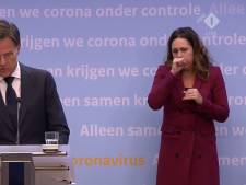 Bijna 6,5 miljoen mensen zien hoestende Irma bij persconferentie Rutte & De Jonge