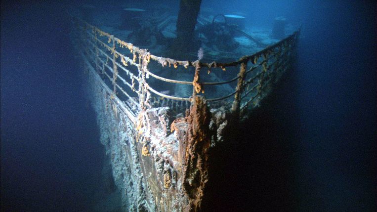 De legendarische boeg van de Titanic is volgens experts het volgende onderdeel om volledig te verdwijnen (illustratiebeeld).  Beeld Â© Buena vista picturesDistributi