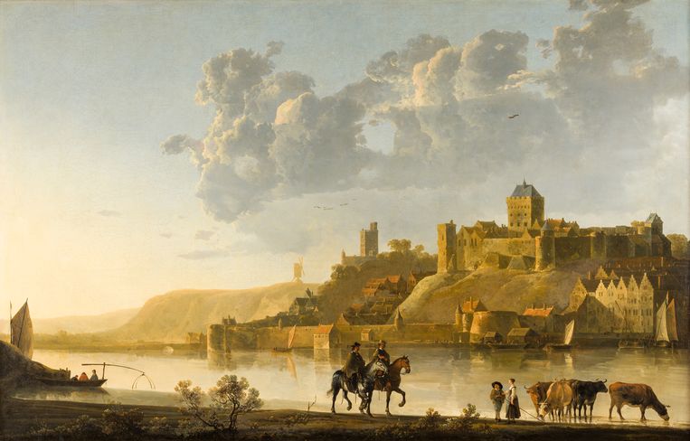 Albert Cuyp, Het Valkhof te Nijmegen (ca. 1660) Beeld The Woburn Abbey Collection